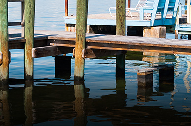 Ocean and pier